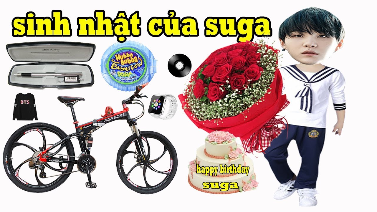 SINH NHẬT CỦA SUGA - MÓN QUÀ NÀO ĐƯỢC YÊU THÍCH NHẤT ??? - Đoàn Vlog - YouTube