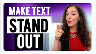Ways to Make Text Stand Out From a Busy Background | Create Graphics that POP!! screenshot 1