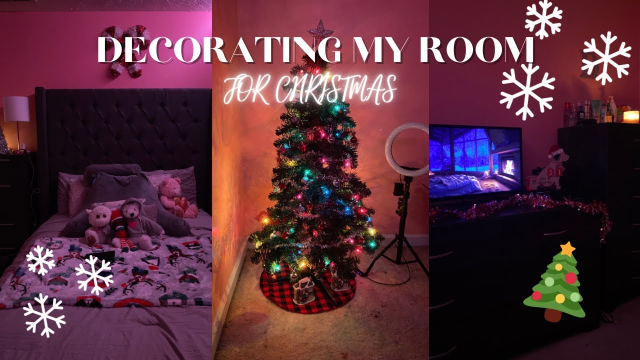 Decorate My Room With Me *christmas edition* 2023 🎄 YouTube