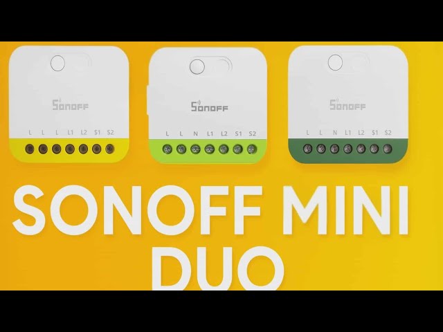 Sonoff MINI DUO : des modules compacts pour domotiser n’importe quel interrupteur !