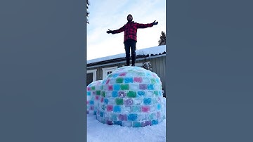 Let’s make an igloo in -25🥶#mallusinfinland #ytshorts #winter #snow #winterlife #positivevibes