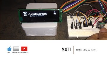 ESP8266 | MQTT OLED Display Test 01
