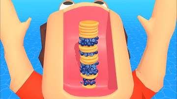 Pancake Run Game All Levels Mobile Walkthrough iOS,Android Gameplay Cakes Noob & Pro Level PC75KR