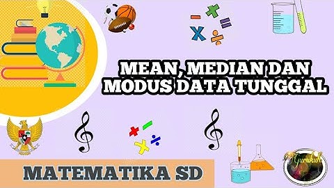 Matematika SD - Mean, Median, dan Modus Data Tunggal || Bangsyah-Gurukuh