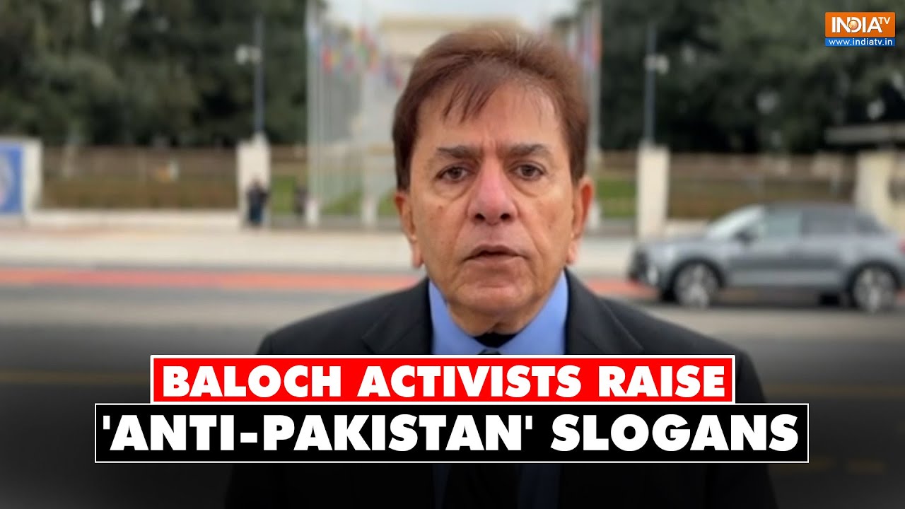 Baloch activists raise 'anti-Pakistan' slogans at UNHRC in Geneva ...