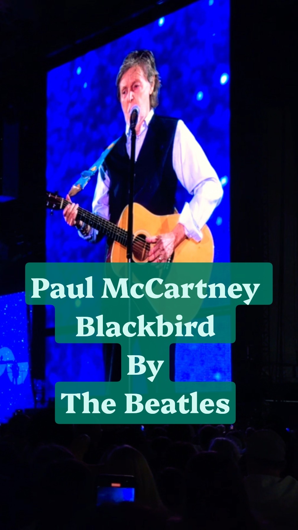 Paul McCartney Blackbird Singing ビートルズ Blackbird Paul McCartney sings The Beatles - YouTube