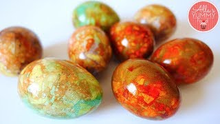 Celebrity How to make Marbled Eggs | Easter Episode 1 - Colouring Eggs Net Worth