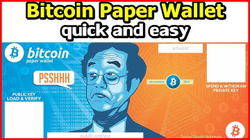 How to Make Bitcoin Paper Wallet - Offline BTC Wallet