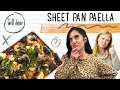 Pro Recipe Developer Tries to Make Easy Oven Paella for Dinner | Sheet Pan Paella Recipe
