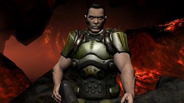 Doom 3 FINAL BOSS: Cyberdemon - No Damage, Nightmare