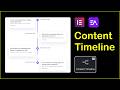 No Code - How to Create Content Timeline in Elementor - No Code