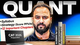 CAT 2026 Preparation | QUANT Strategy by Raman Tiwari