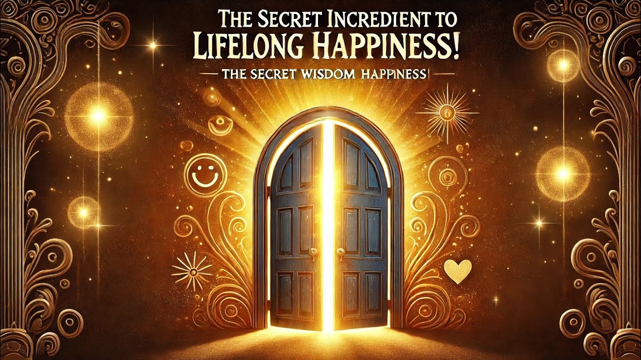 The Secret Ingredient to Lifelong Happiness! The Secret Wisdom Behind