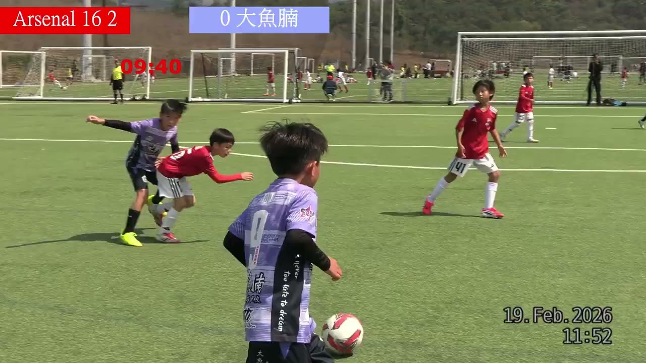 2026-2-19 駿馬迎春賀歲杯 u10 名次賽 Arsenal vs 大魚腩