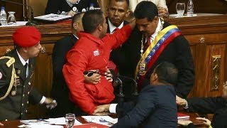 Maduro, tras el 'susto' en su investidura: 'Podían haberme disparado'