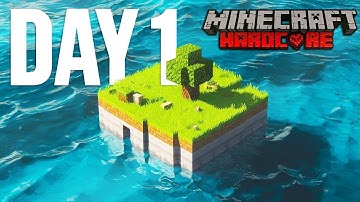 Ik overleefde 100 dagen op een onbewoond eiland in Minecraft Hardcore