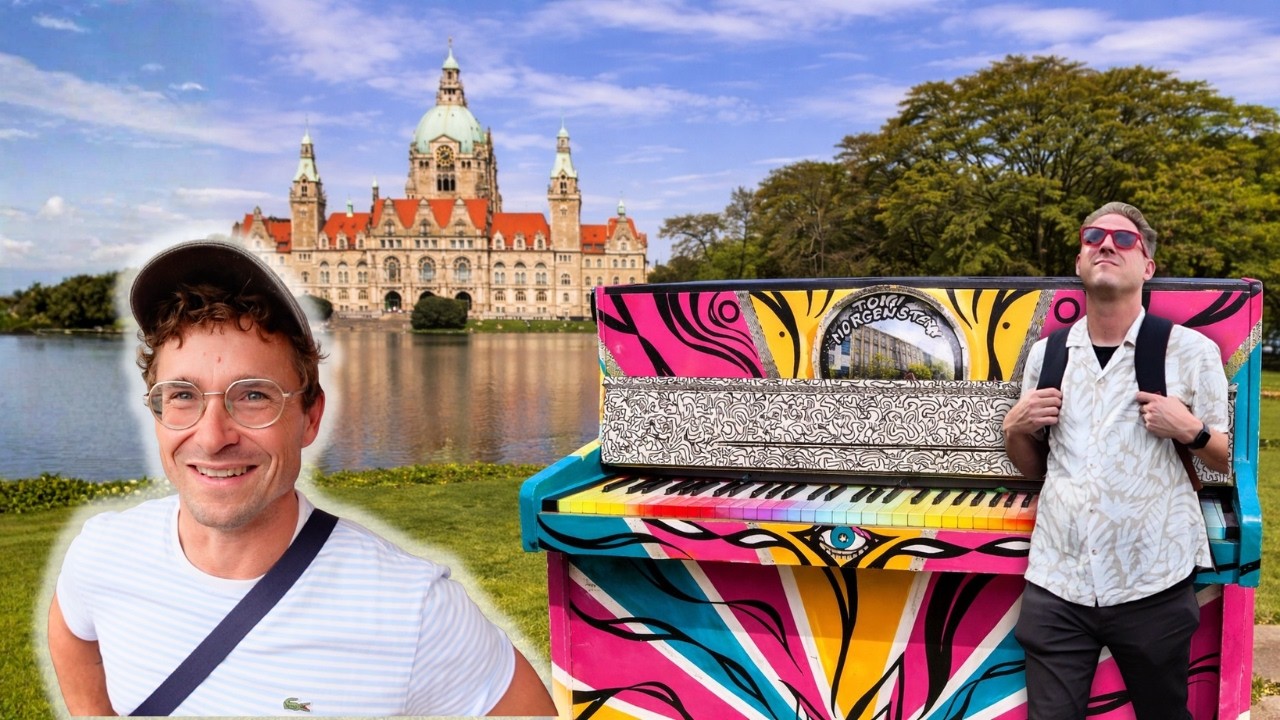 В поисках уличных пианистов Ганновера!