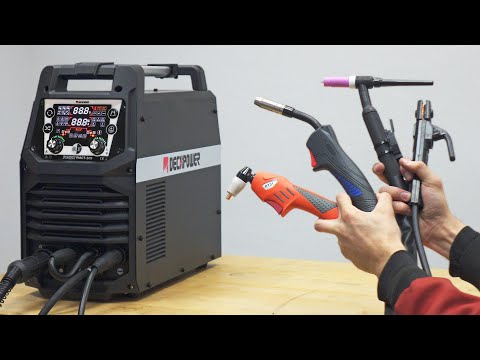 6 In 1 Multi Welder -Plasma Cutter- Pulse MIG- HF TIG- MMA-   DECAPOWER Fusion PMCT 205