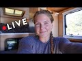 🔴 LIVE in the Truck Camper | I&#39;m Moving to Colorado &amp; Going Back to School?!