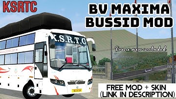 BV MAXIMA BUSSID Free Mod ❤️ | KSRTC | Prakash BV MAXIMA | IBS Gaming 🎉