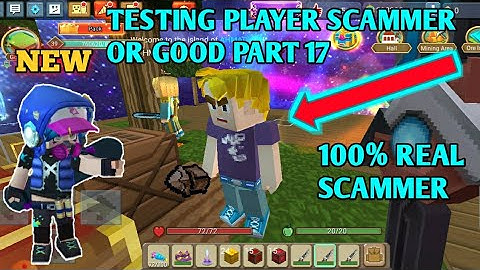 SKYBLOCK - TESTING PLAYER SCAMMER OR GOOD PART 17 | RAPPY PRO BG