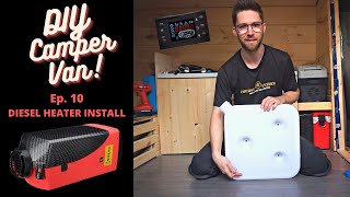 How to INSTALL the Chinese DIESEL HEATER full tutorial | DIY Van Conversion Ep. 10