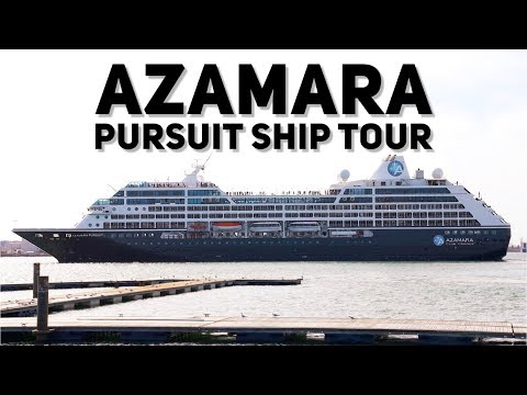 Azamara Pursuit Ship Tour and First Impressions - Azamara’s newest ship fully explored in 4K