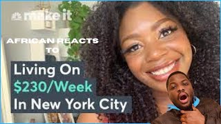 African Reacts "What A 25-Year-Old Making $37K Spends In A Week | Millennial Money " CNBC Made It