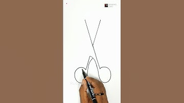 Draw scissors easily #drawing_skill