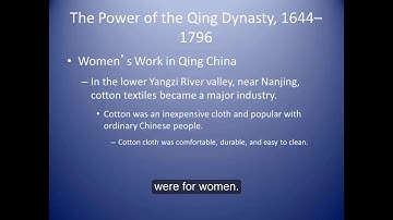 Qing Dynasty Lecture
