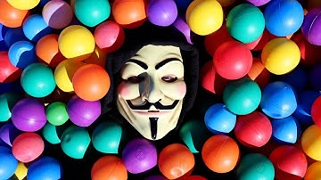 SECRET HACKER HIDES IN BALL PIT LEAVES MYSTERY CLUES TO PROJECT ZORGO OR GAME MASTER Battle Royale