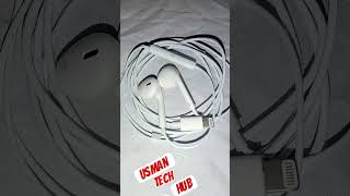 iPhone Original Lightning EarPods 🔥 Clear Sound &amp; Premium Quality!#EarPodsReview #iPhoneHeadphones