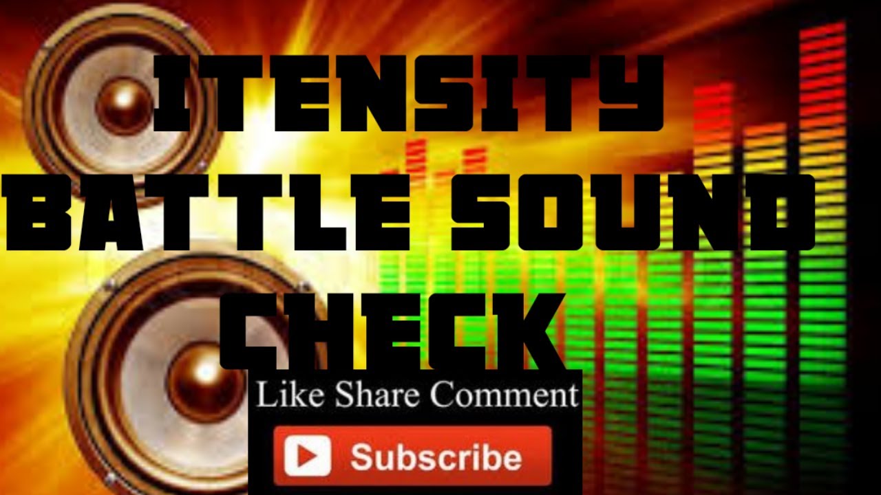 QUALITY SPEAKER INTENSITY SOUND CHECK 2021