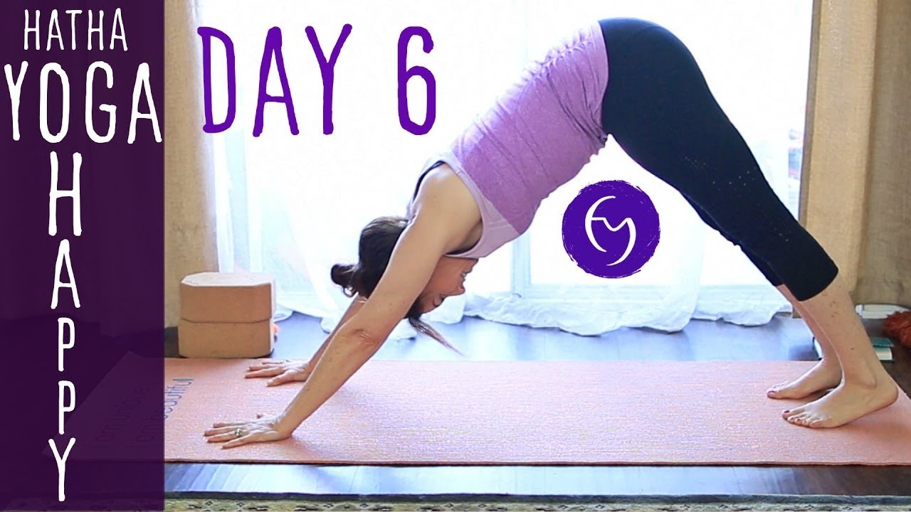⁣30 Minute Hatha Yoga Happiness: Practice and Let Go Day 6 | Fightmaster Yoga Videos