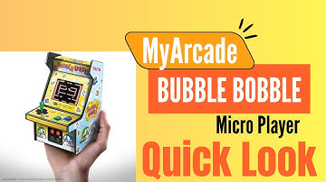 Quick Look - MyArcade Bubble Bobble Micro Player Review #bubblebobble #taito #myarcade #micro