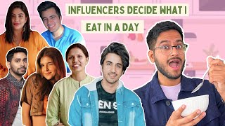 I Let Famous YOUTUBERS Decide What I Eat For 24 HOURS😱😱 *DISASTER?*
