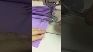 Making Pleats With A Fork #shorts