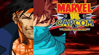 Marvel vs Capcom - Gambit & Strider Hiryu