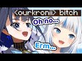 Kronii Just Made a BIG Typo...【Hololive EN | Gawr Gura x Ouro Kronii】