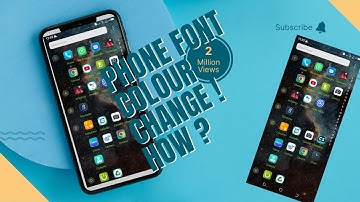 This is how to Change your Android Phone Font Color #android #androidgames #androidgameplay