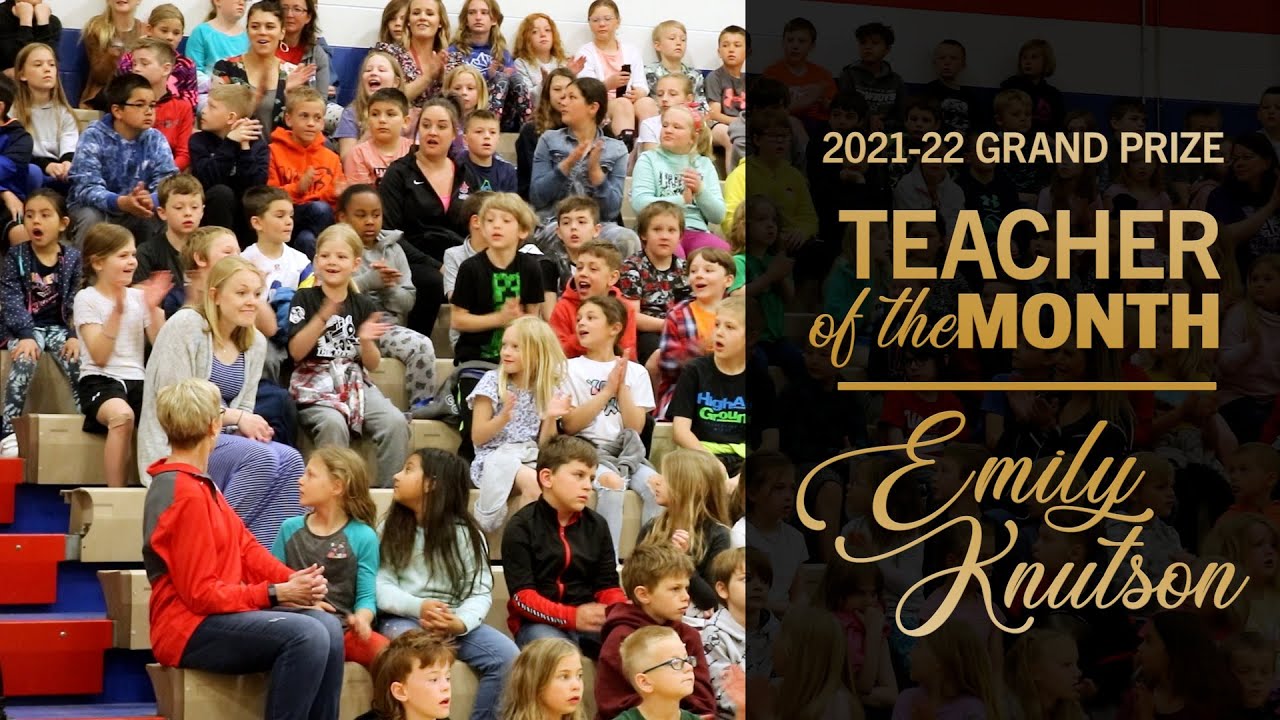 Ryan Chevrolet Teacher of the Month Emily Knutson, Grand Prize Winner