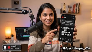 ICC T20 WORLD CUP _ YT STUDIO NOTIFICATION 🤓#yt#ytvideos #atomobile #viral#trending @ankitvloger_01k