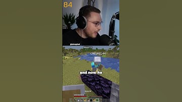 2 Minecraft Noobs Make a Nether Portal 💀 #ohnepixel #ohnepixelclips #funny #caedrel #minecraft