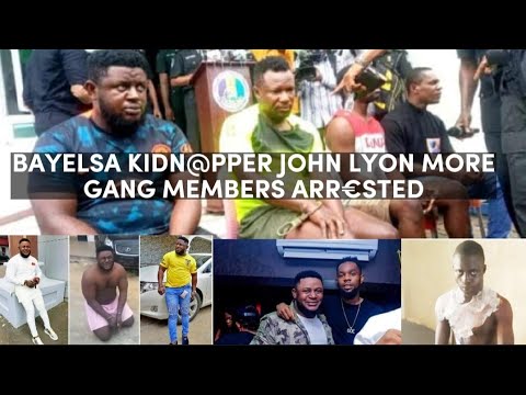 Download Bayelsa Kingpin John Lyon Confessed and 3 of his Gang members Arrested, Man Set himself ABLA'ZE