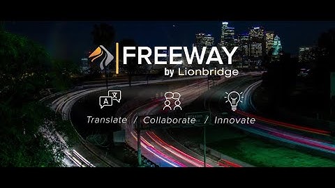 Freeway: Translate / Collaborate / Innovate
