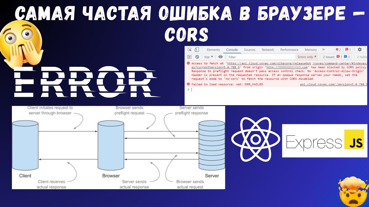 🔥 Ошибка CORS в браузере — как починить за 5 минут (и почему она возникает)
