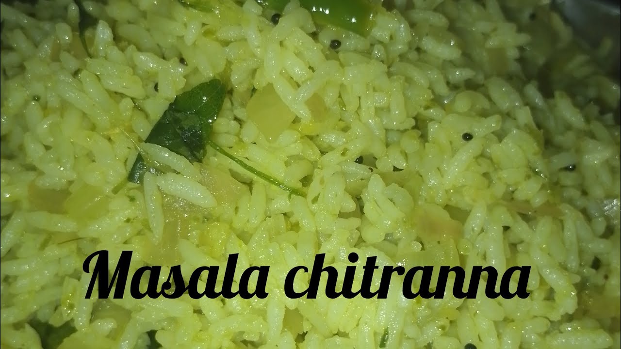 masala rice..👌..simple and tasty masala rice recipe 👆 YouTube