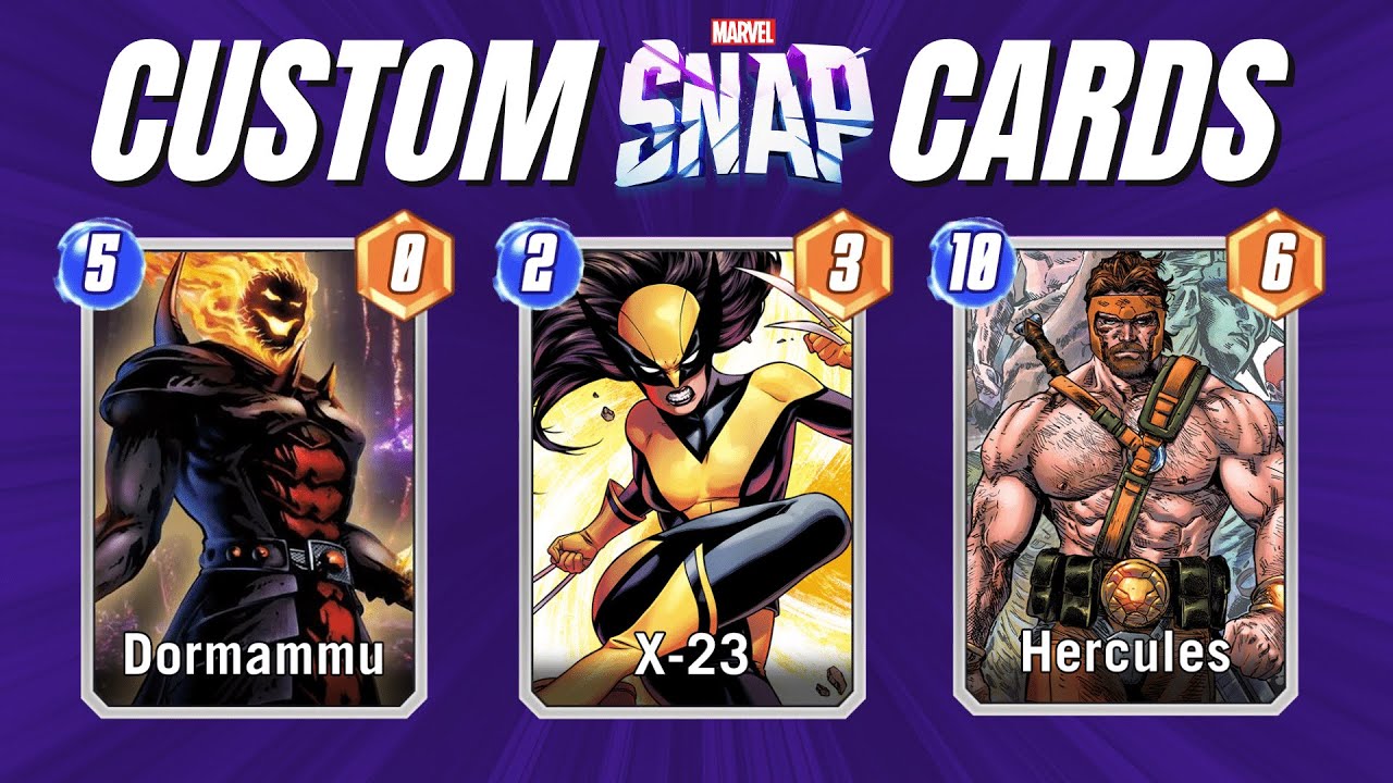 Custom Marvel Snap Cards : r/MarvelSnap
