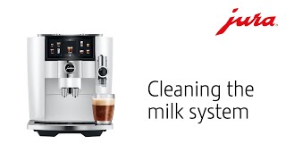 JURA J8 twin - Cleaning the milk system - YouTube