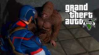 CAPITAN AMÉRICA Y LA BASE OCULTA!! Misterios de GTA V #255 GTA 5 Gameplay